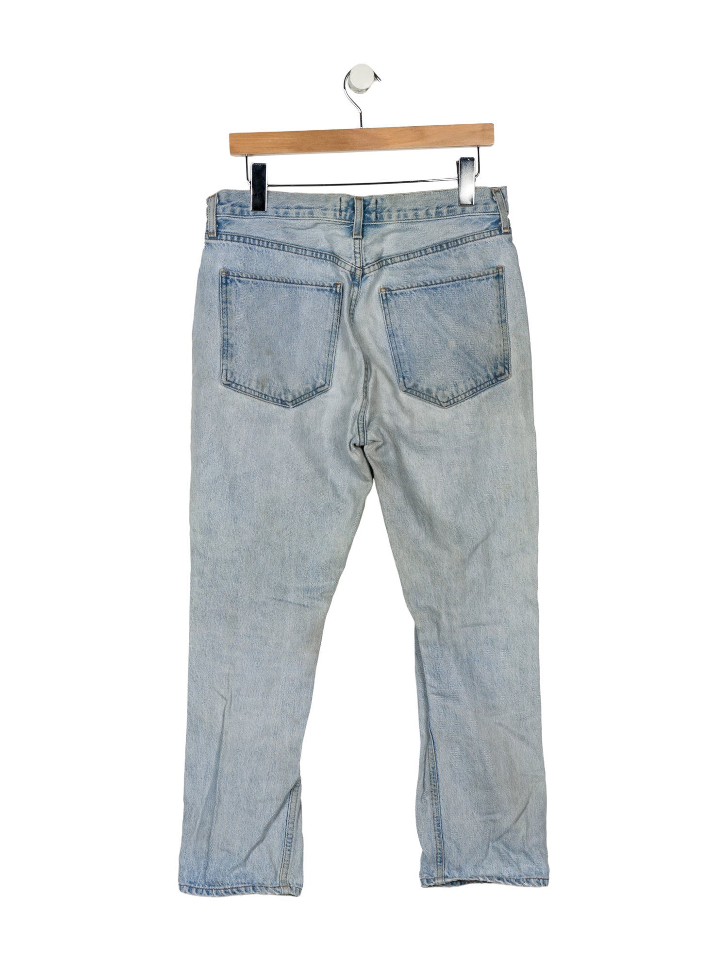AGOLDE High-Rise Straight Leg Jeans