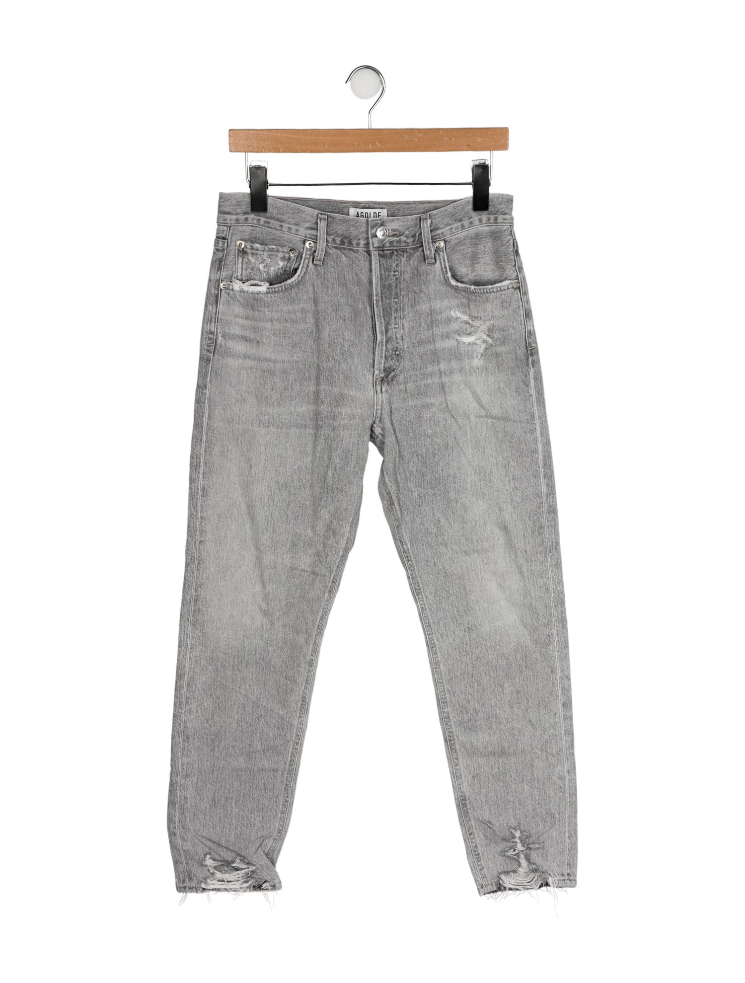 AGOLDE Mid-Rise Skinny Leg Jeans