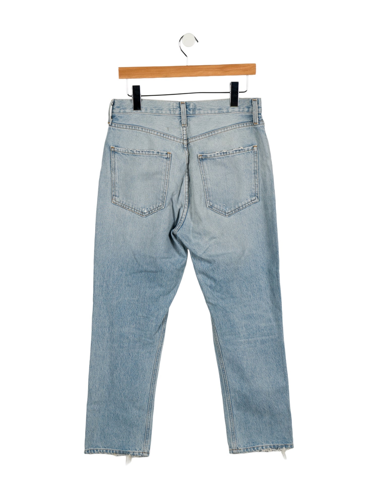 AGOLDE High-Rise Straight Leg Jeans