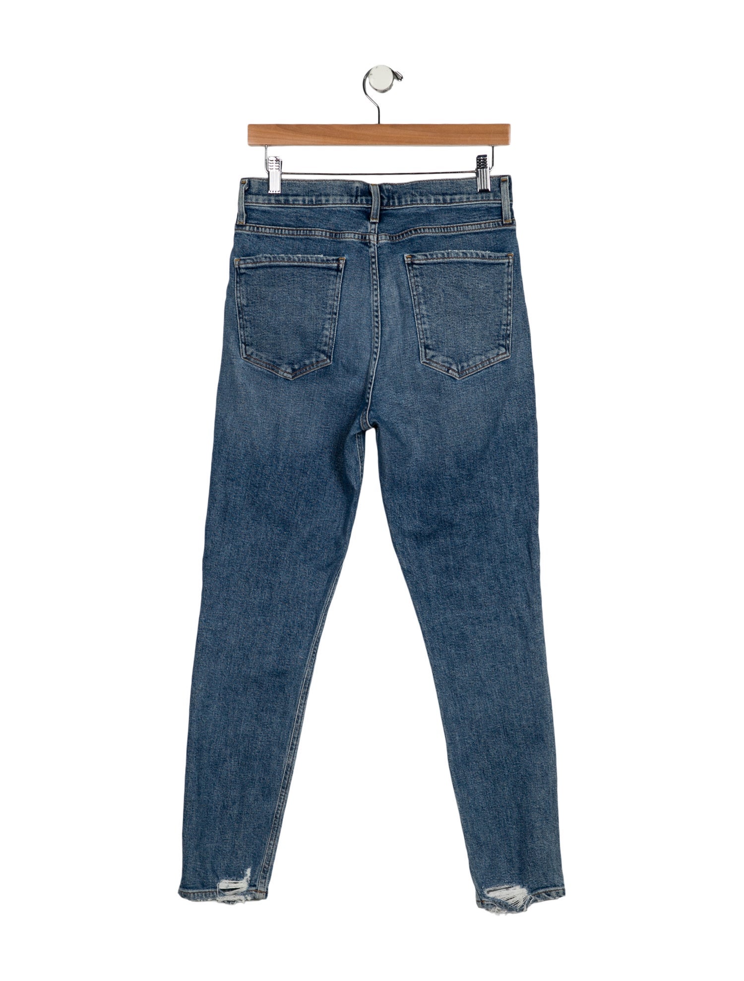 AGOLDE Mid-Rise Skinny Leg Jeans