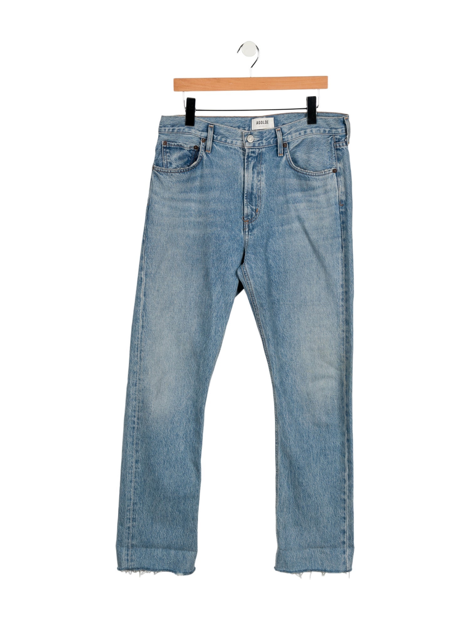 AGOLDE High-Rise Straight Leg Jeans