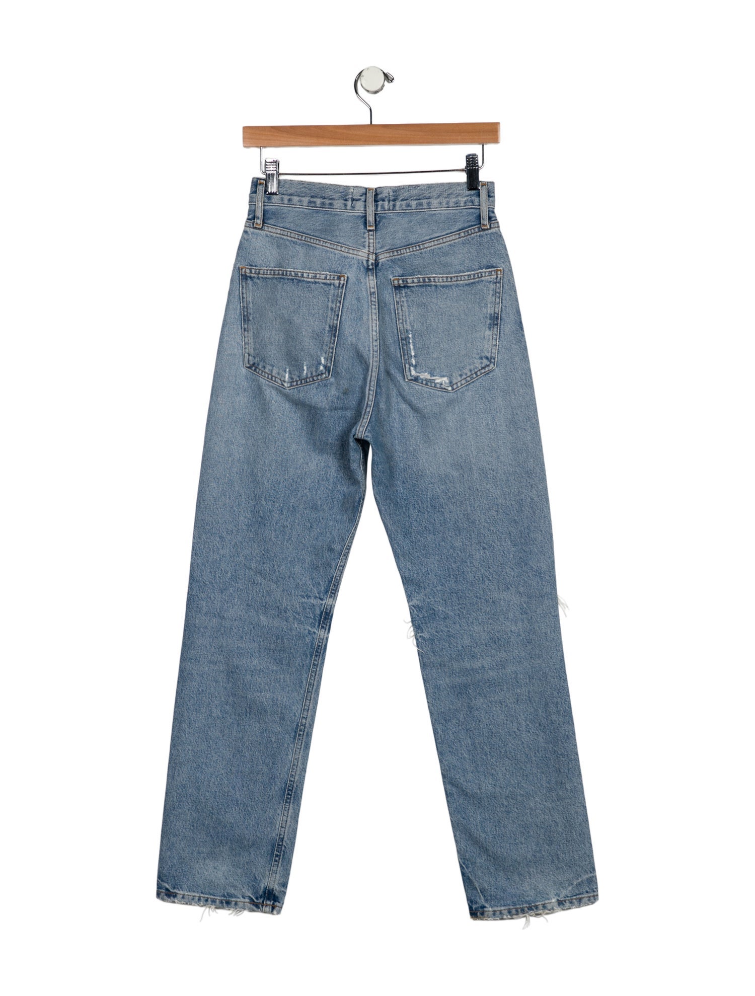 AGOLDE High-Rise Straight Leg Jeans