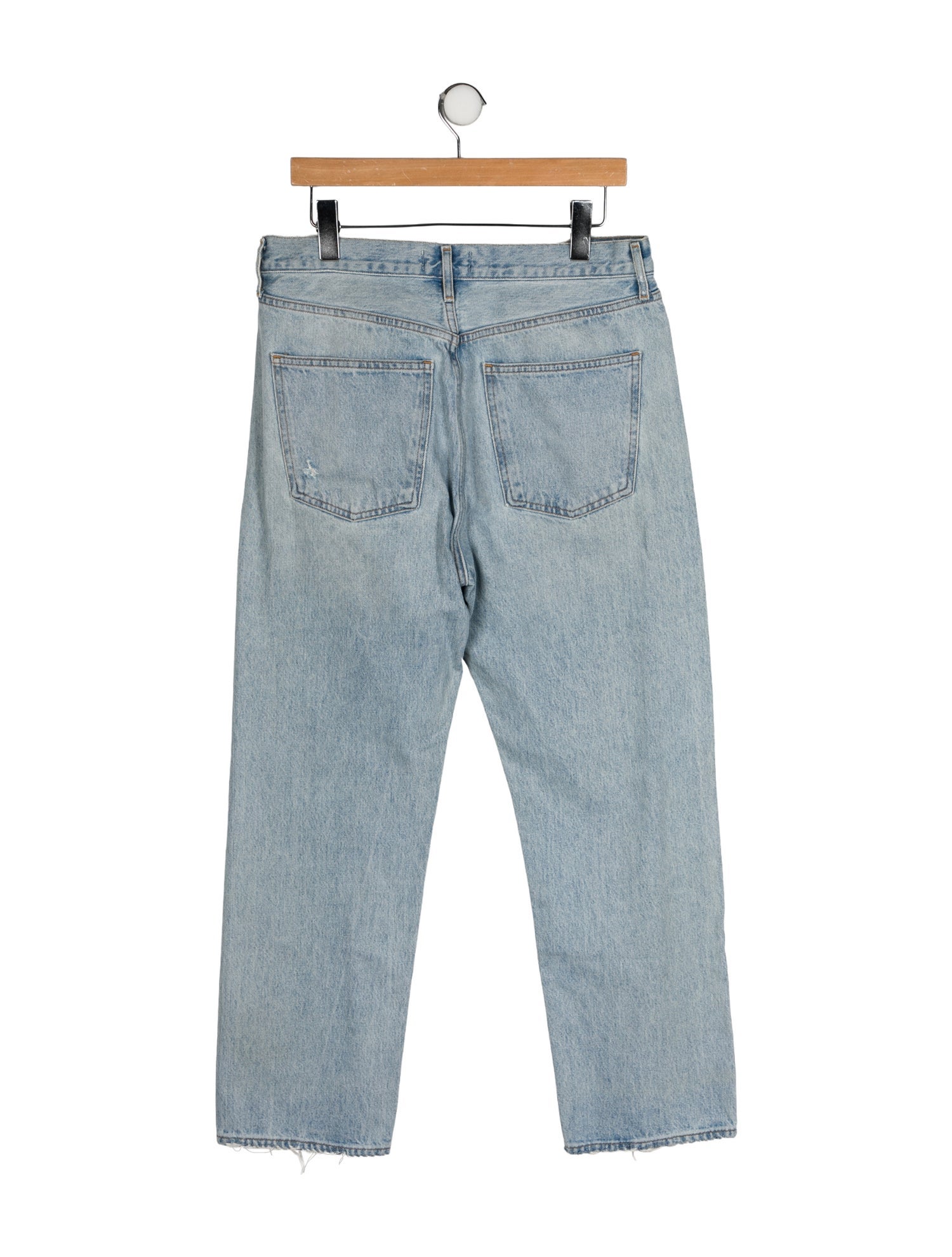 AGOLDE High-Rise Straight Leg Jeans