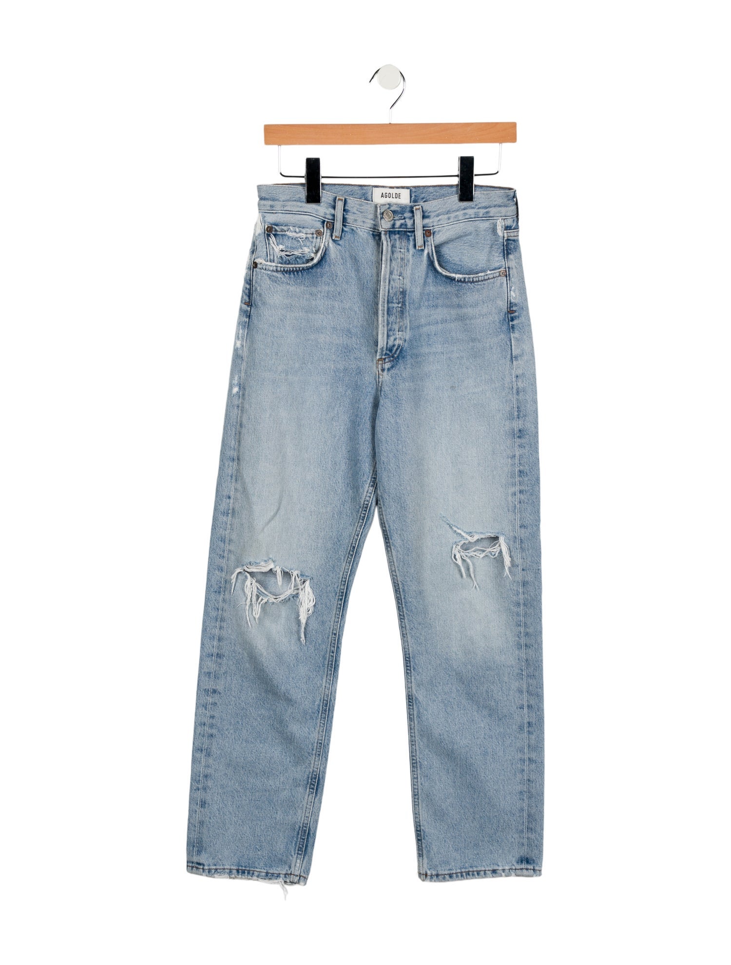 AGOLDE High-Rise Straight Leg Jeans