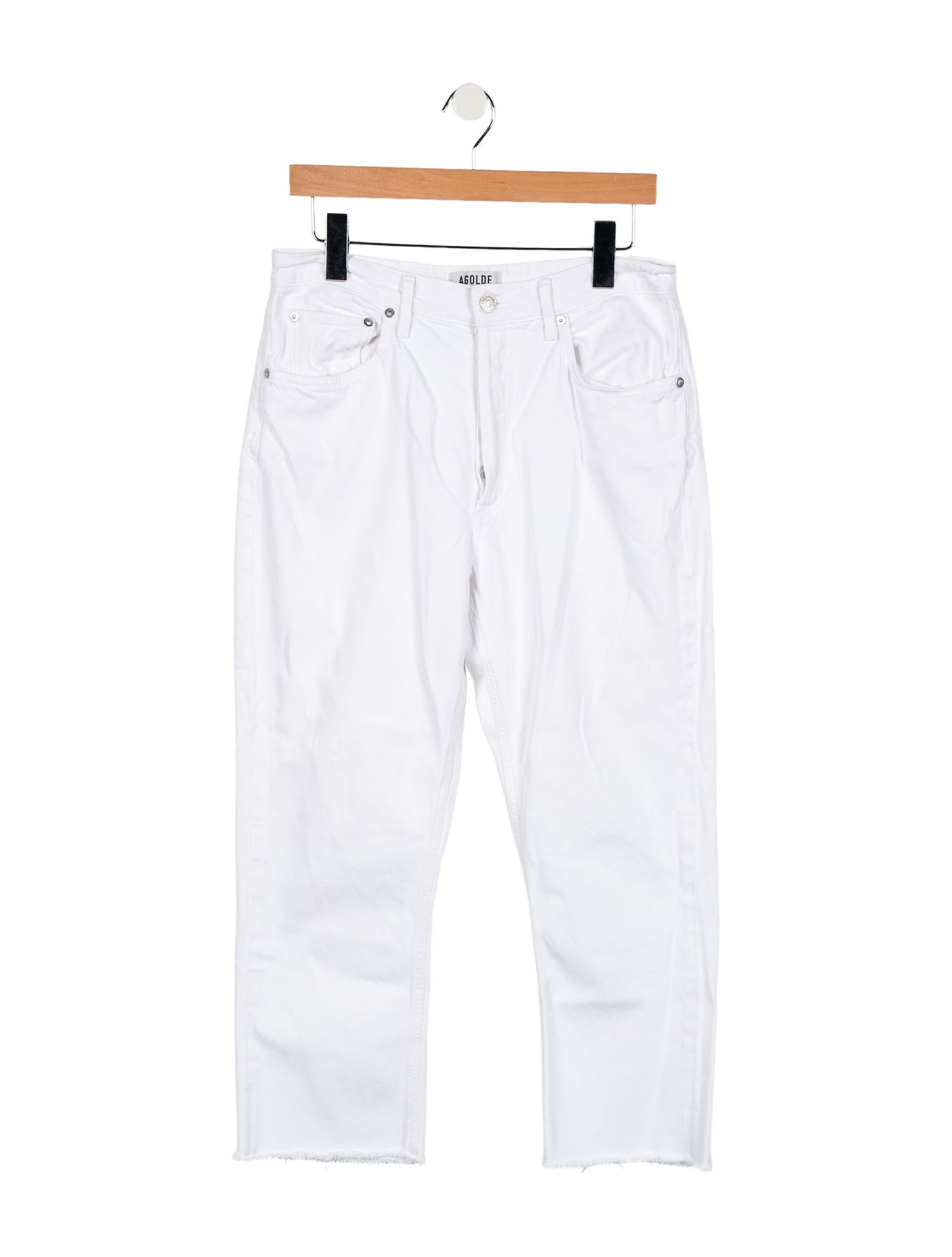 AGOLDE High-Rise Straight Leg Jeans