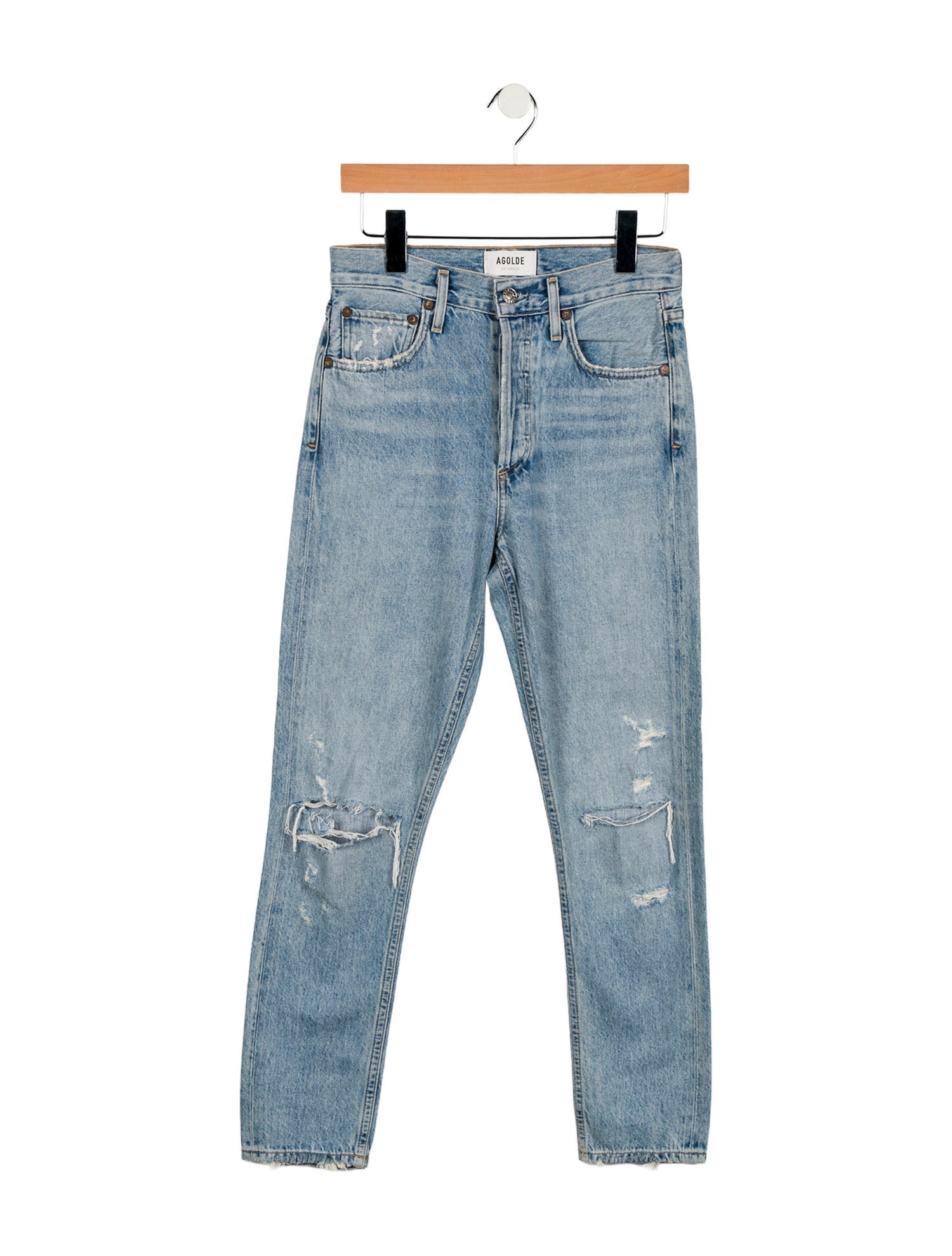 AGOLDE High-Rise Skinny Leg Jeans