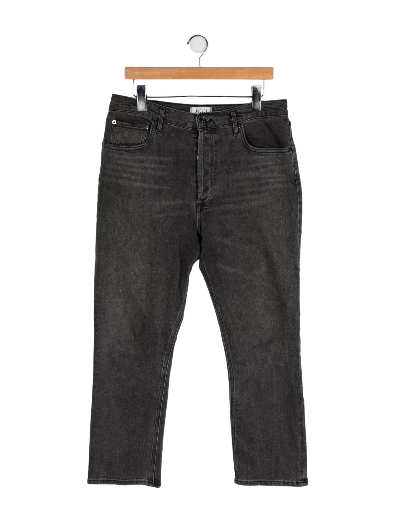 AGOLDE High-Rise Straight Leg Jeans