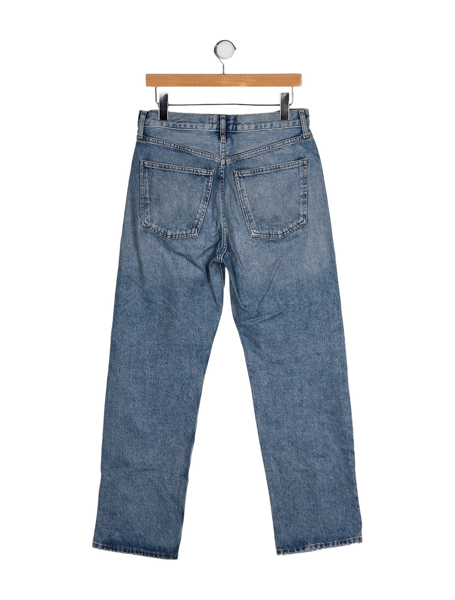 AGOLDE High-Rise Straight Leg Jeans