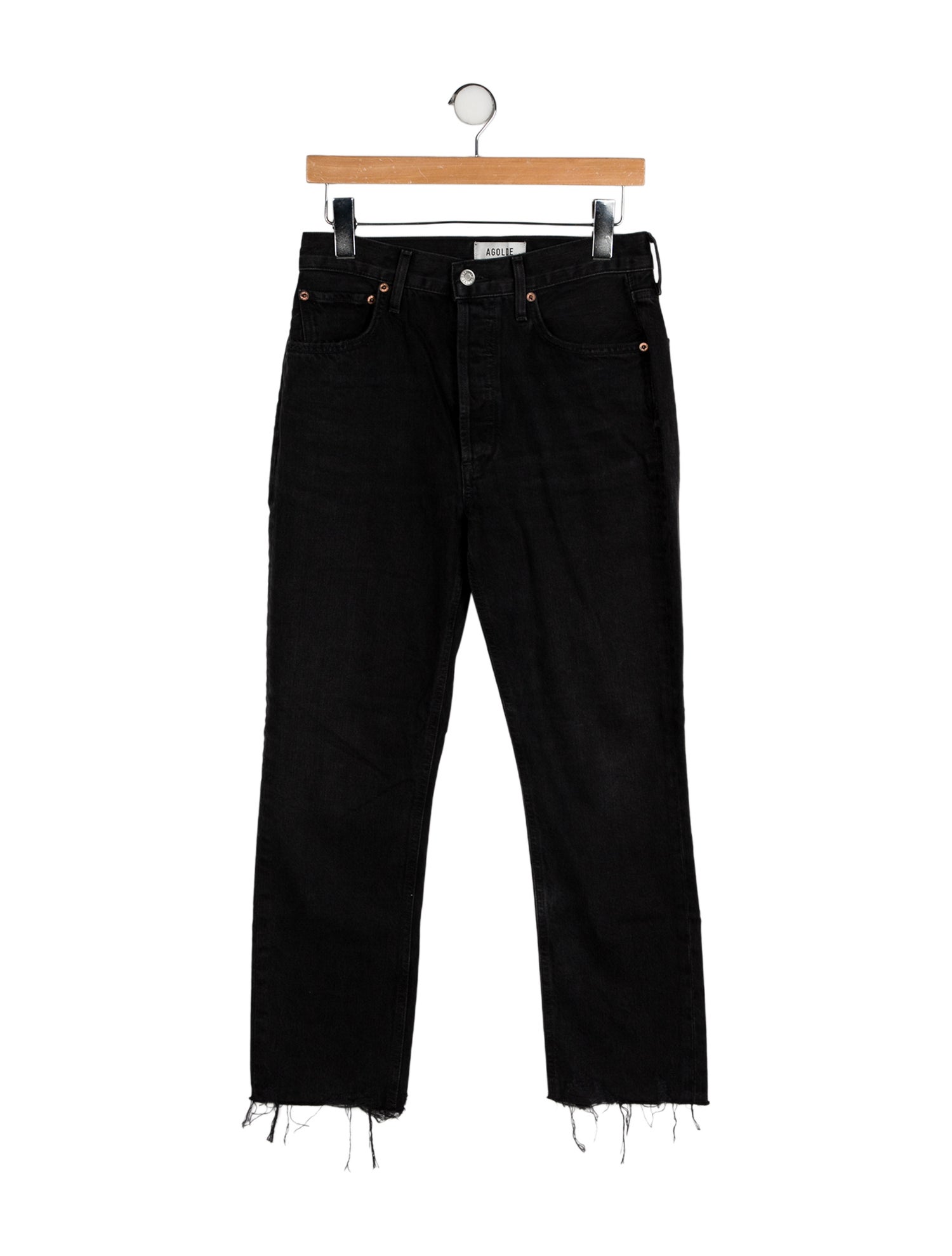 AGOLDE Mid-Rise Straight Leg Jeans
