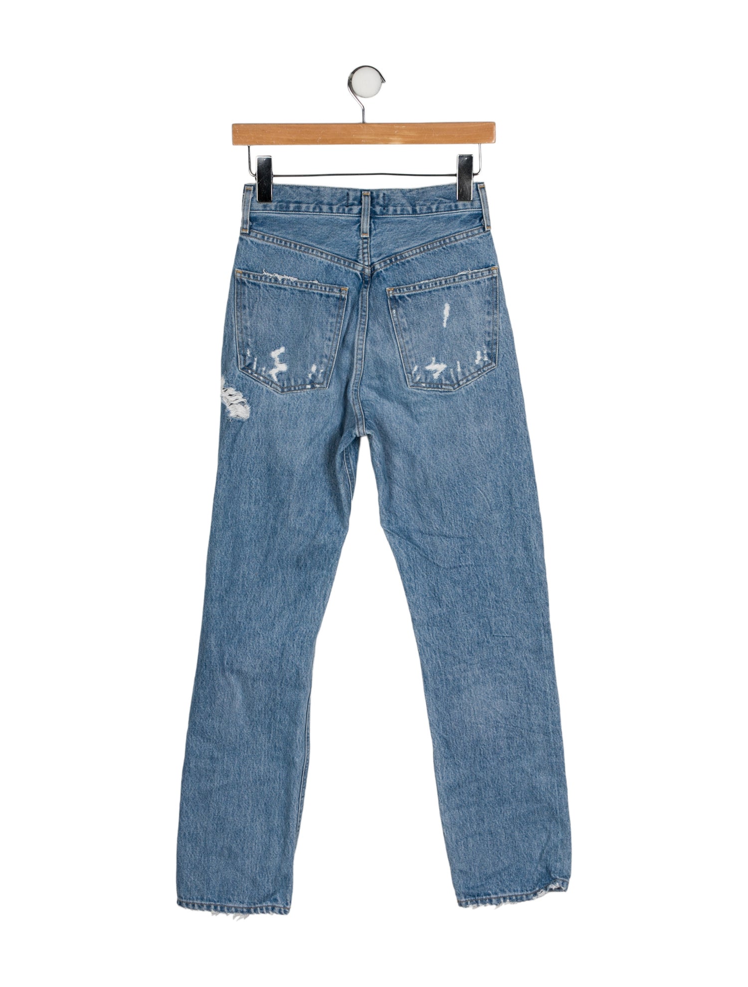 AGOLDE High-Rise Straight Leg Jeans