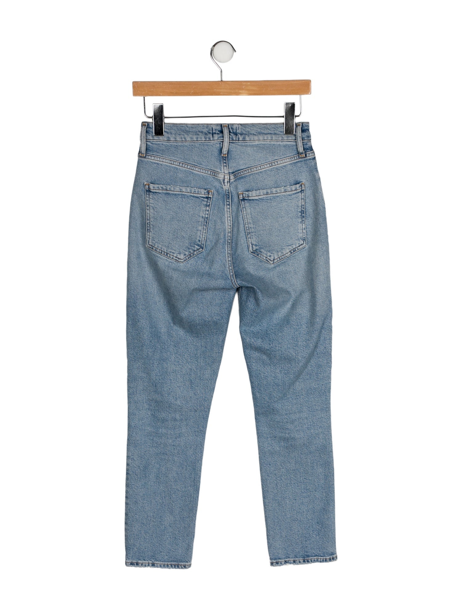 AGOLDE High-Rise Straight Leg Jeans