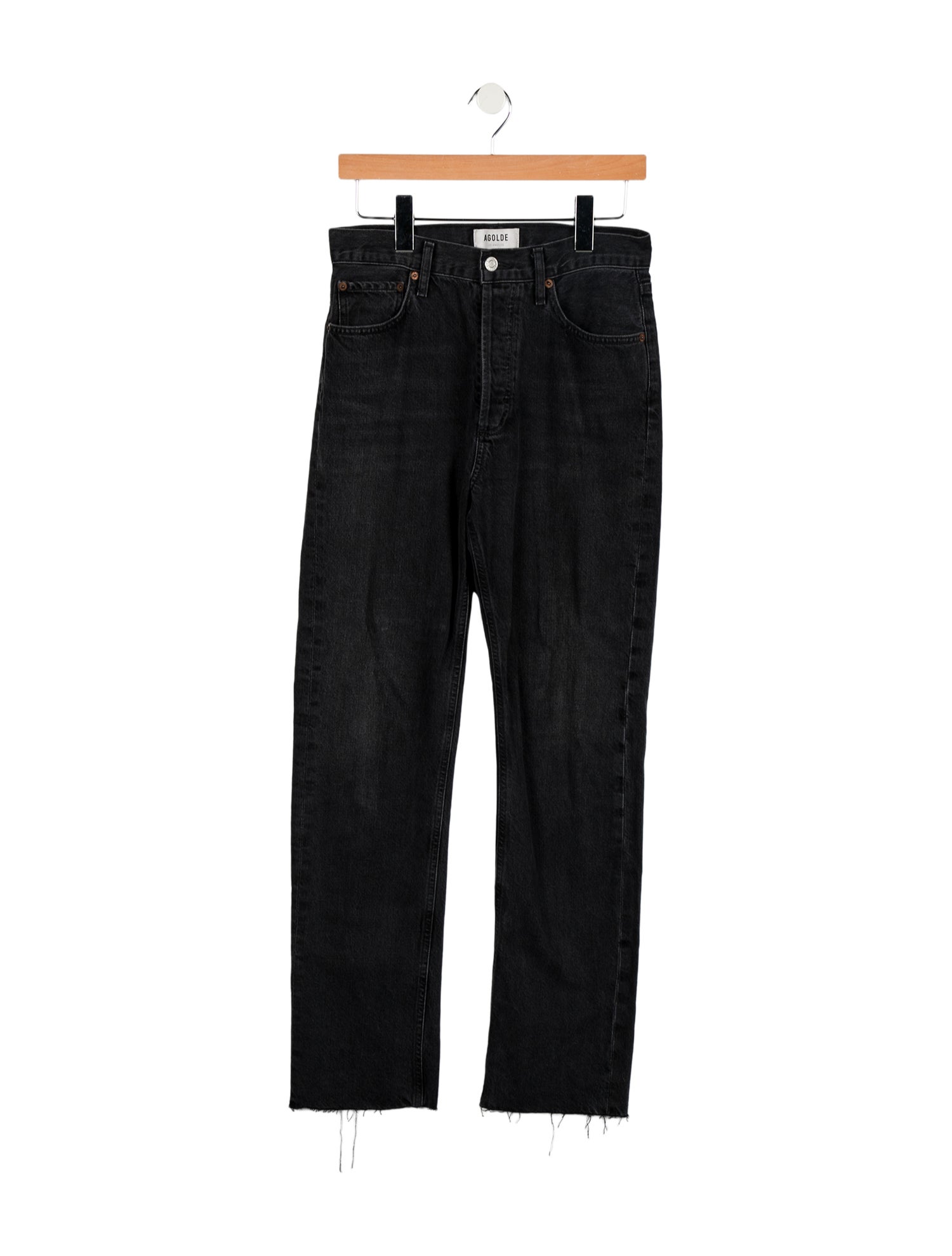 AGOLDE High-Rise Straight Leg Jeans