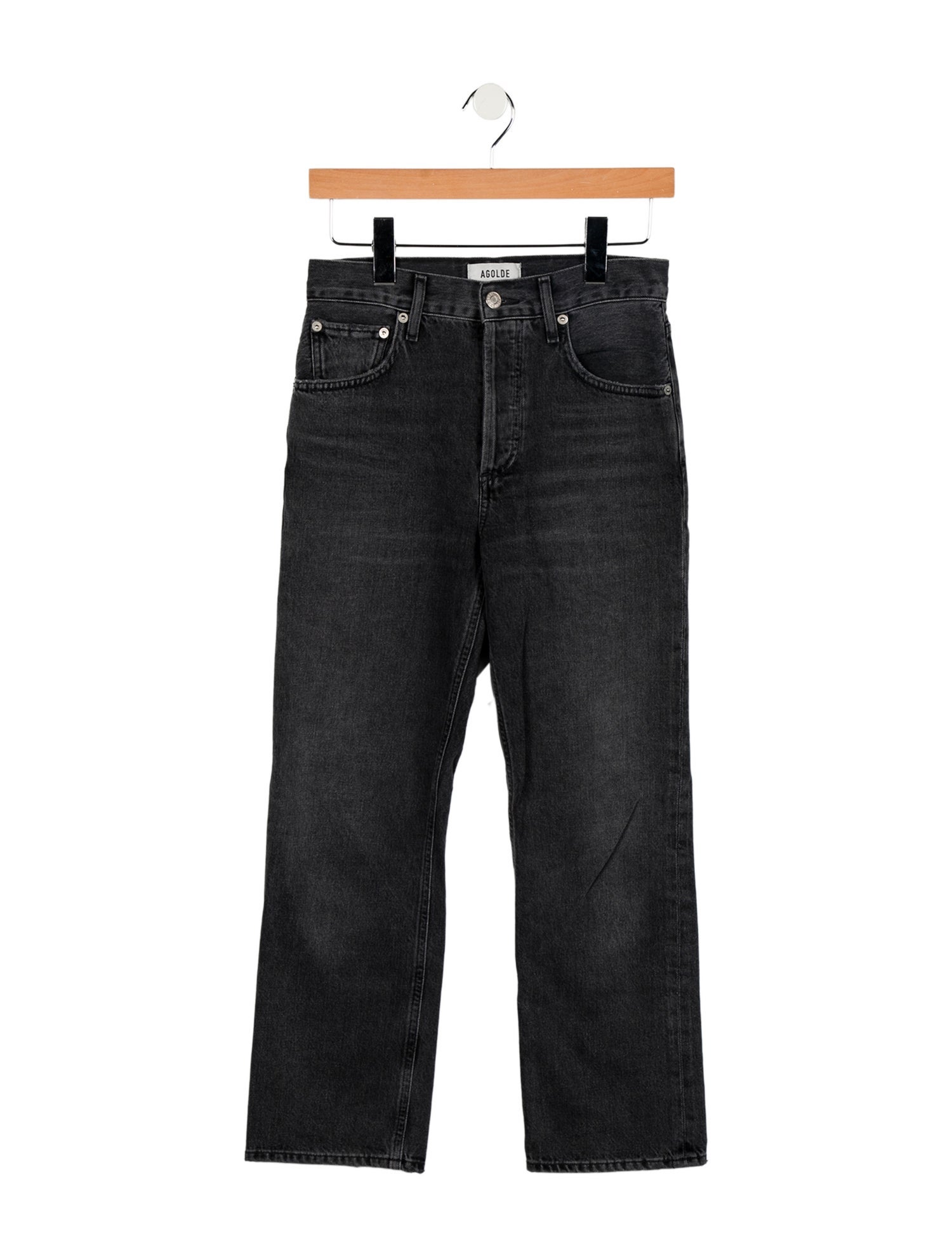 AGOLDE High-Rise Straight Leg Jeans