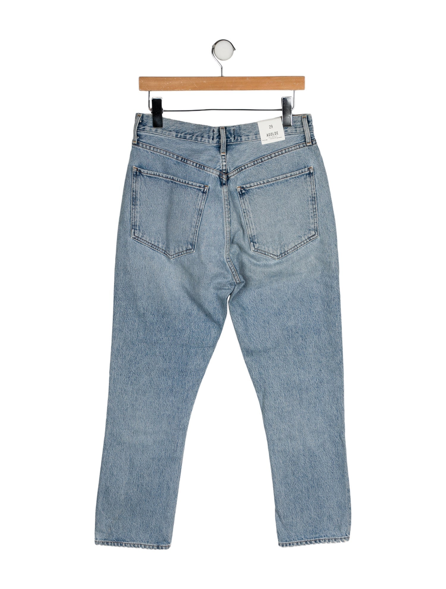 AGOLDE High-Rise Straight Leg Jeans