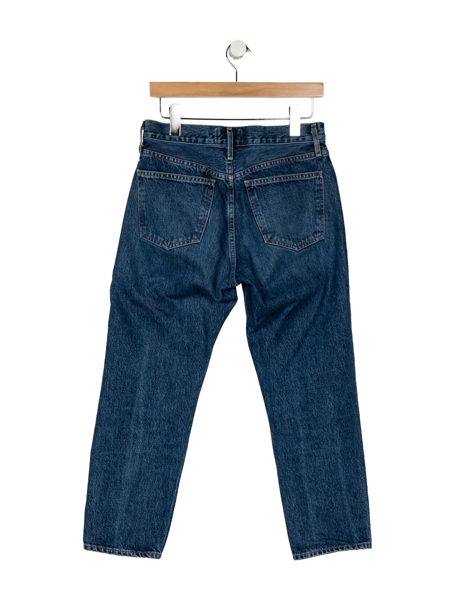 AGOLDE Mid-Rise Straight Leg Jeans