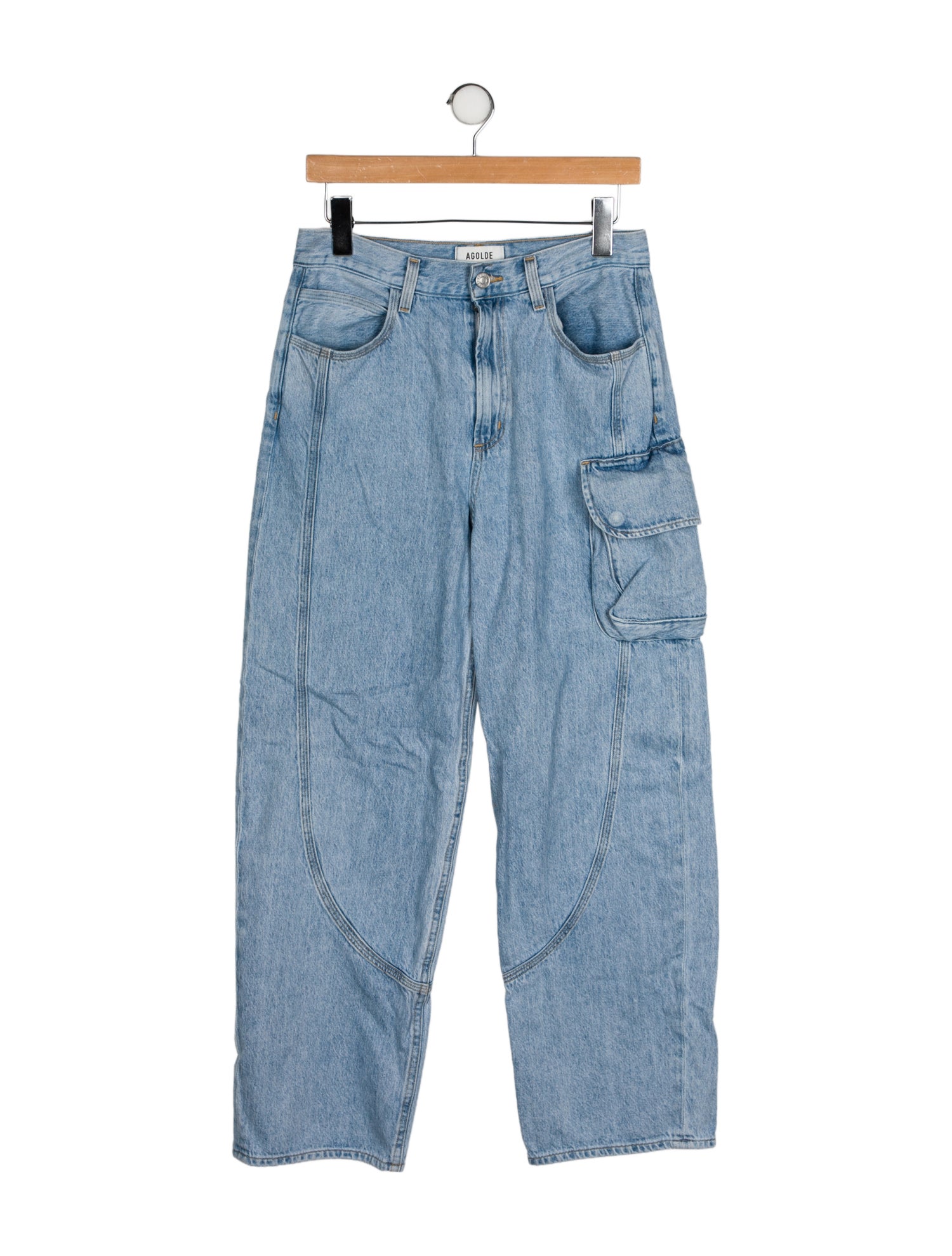 AGOLDE High-Rise Straight Leg Jeans