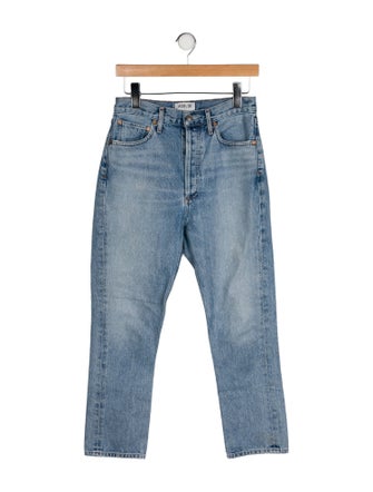 AGOLDE High-Rise Straight Leg Jeans
