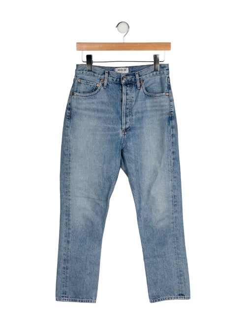 AGOLDE High-Rise Straight Leg Jeans
