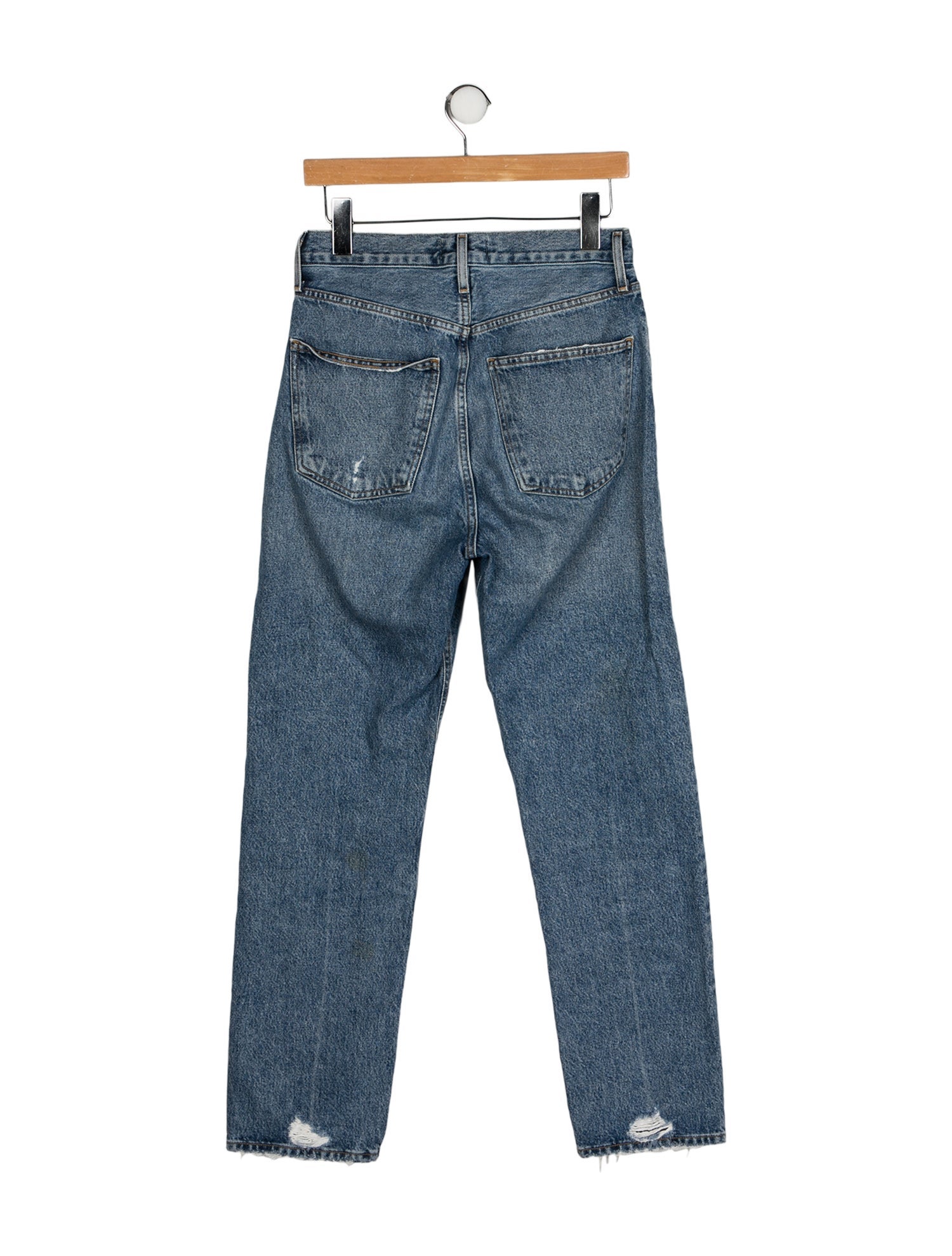 AGOLDE High-Rise Straight Leg Jeans
