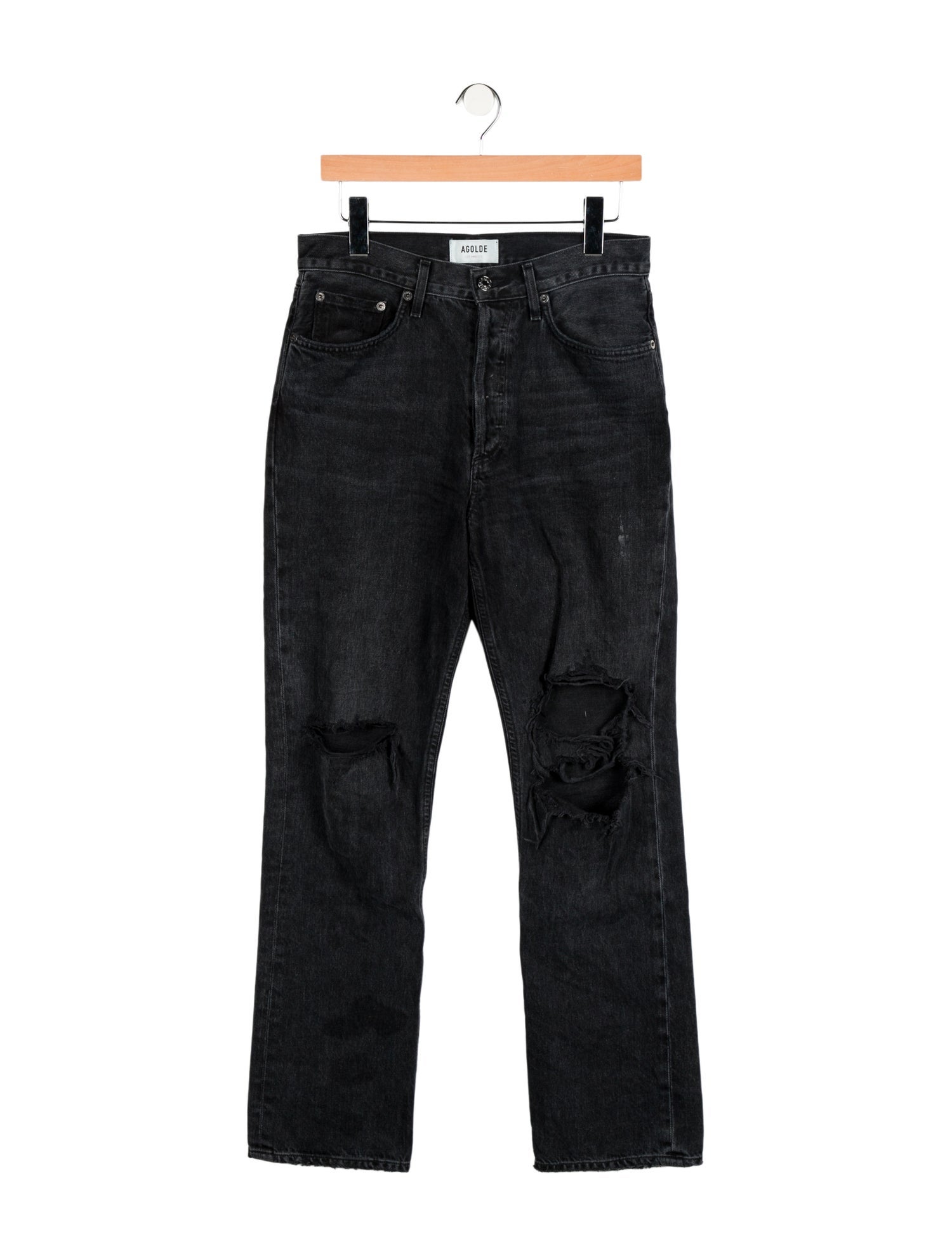 AGOLDE High-Rise Straight Leg Jeans