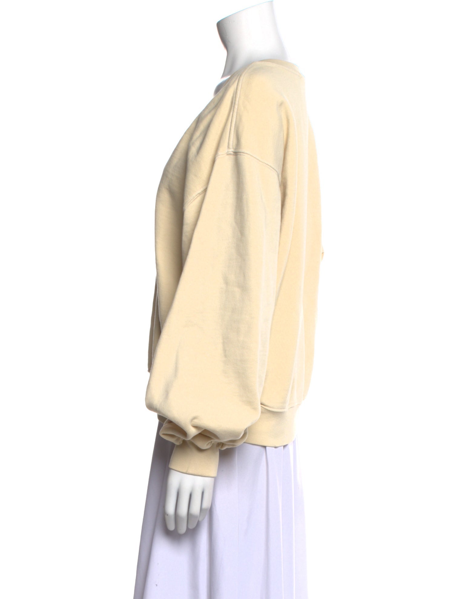 AGOLDE V-Neck Long Sleeve Sweatshirt