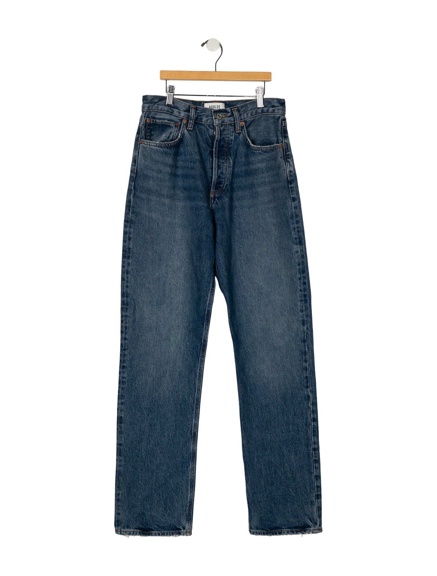 AGOLDE High-Rise Straight Leg Jeans