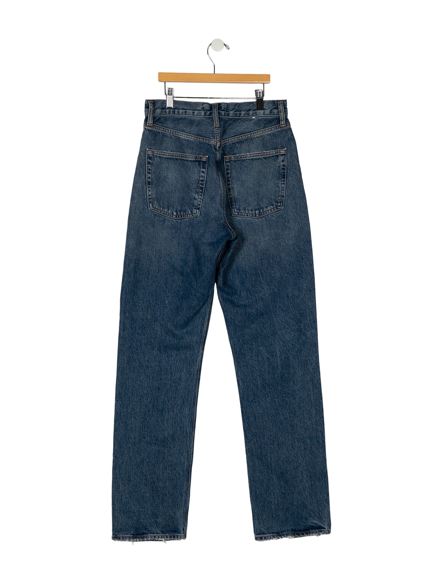 AGOLDE High-Rise Straight Leg Jeans