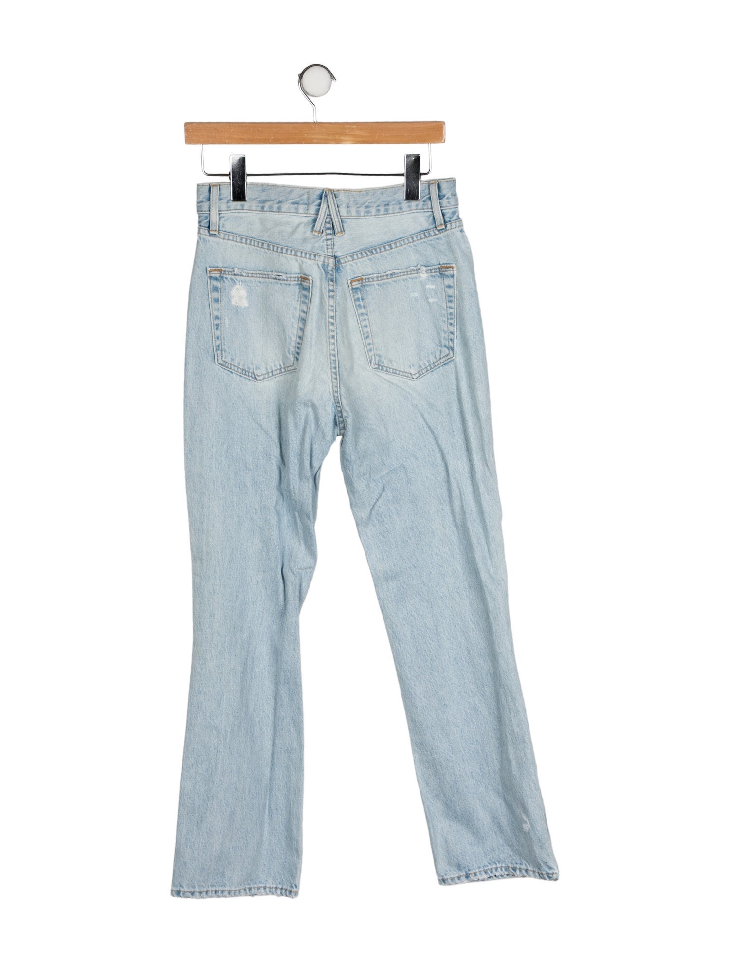 AGOLDE High-Rise Straight Leg Jeans
