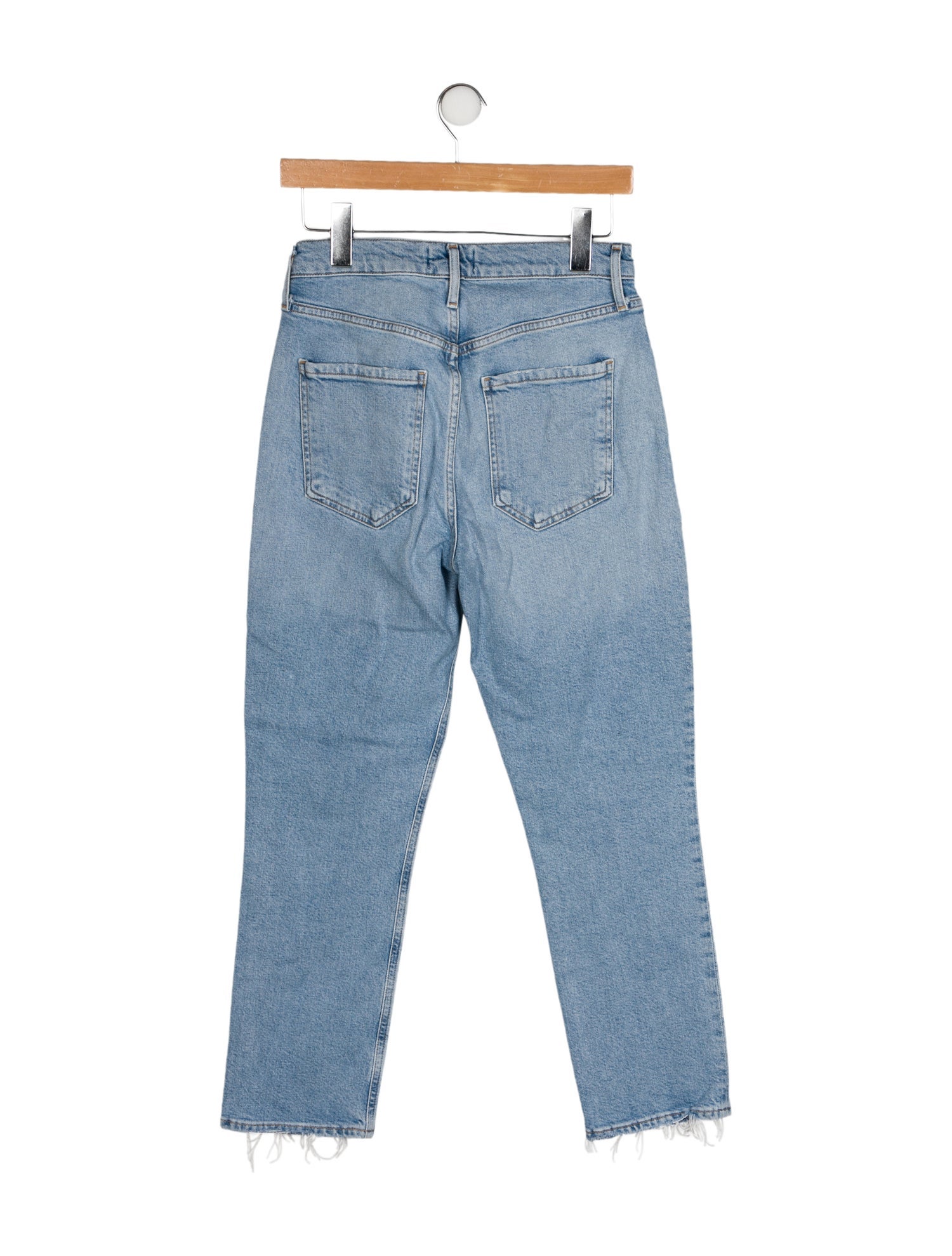 AGOLDE High-Rise Straight Leg Jeans