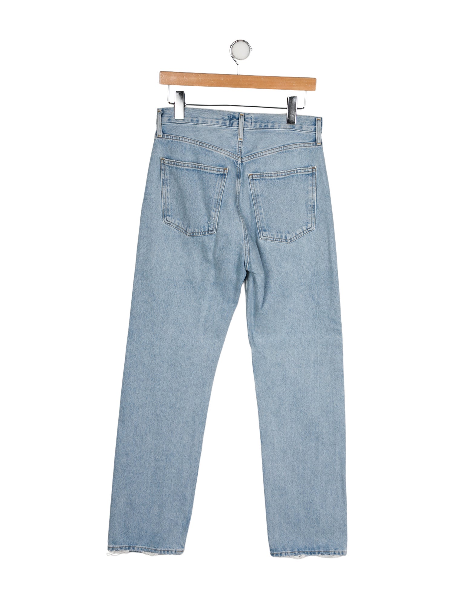 AGOLDE High-Rise Straight Leg Jeans