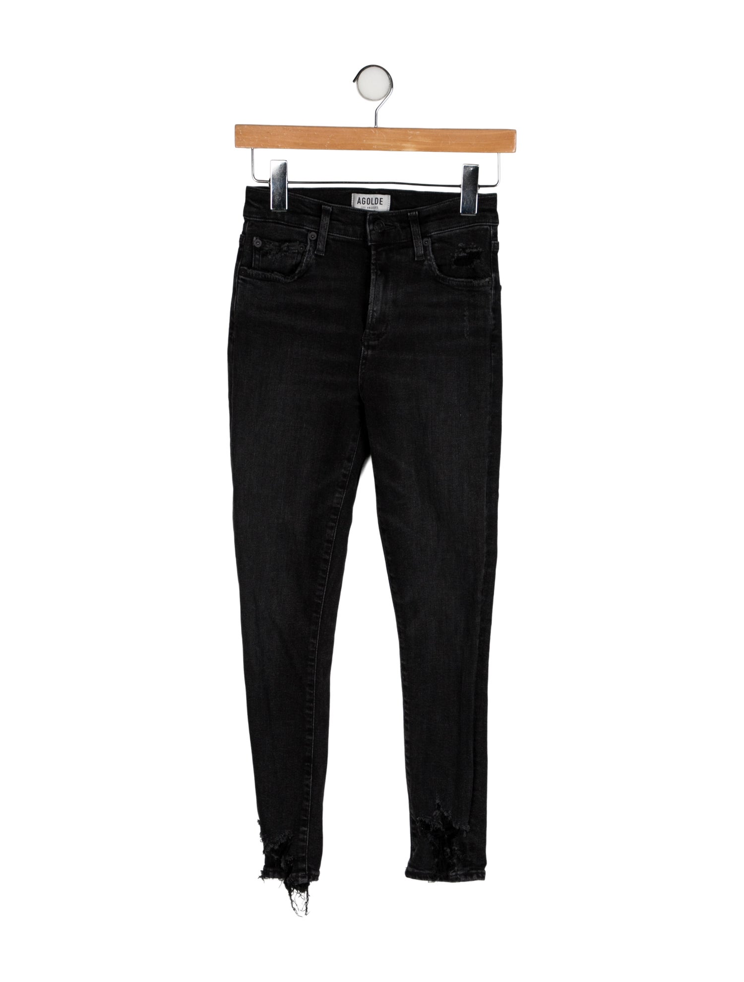 AGOLDE Mid-Rise Skinny Leg Jeans