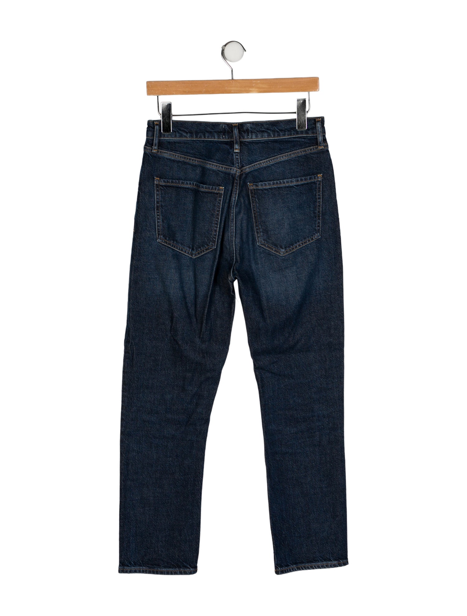 AGOLDE Mid-Rise Straight Leg Jeans