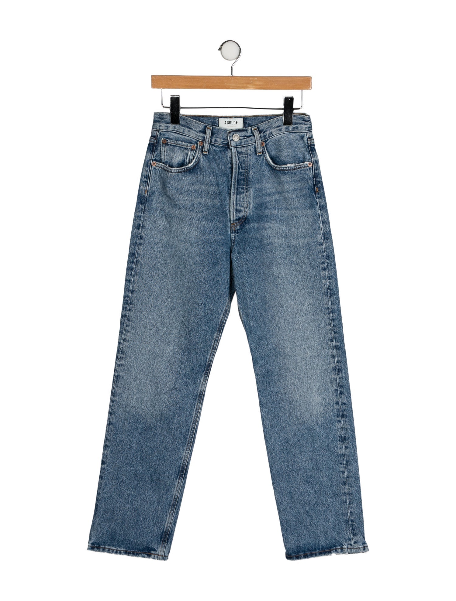 AGOLDE High-Rise Straight Leg Jeans