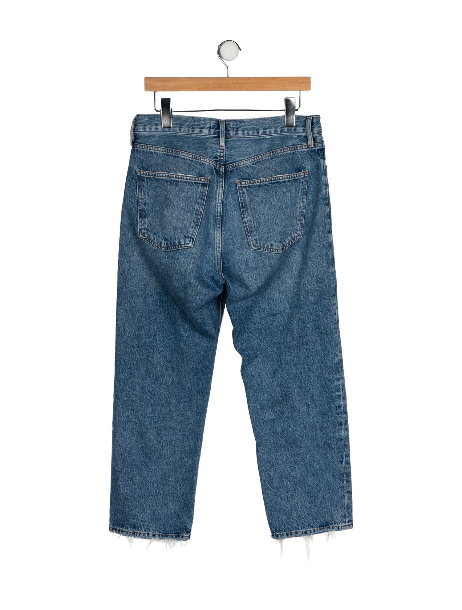 AGOLDE High-Rise Straight Leg Jeans