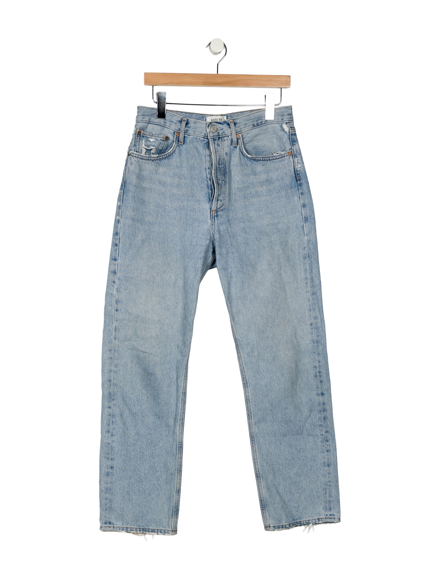 AGOLDE High-Rise Straight Leg Jeans