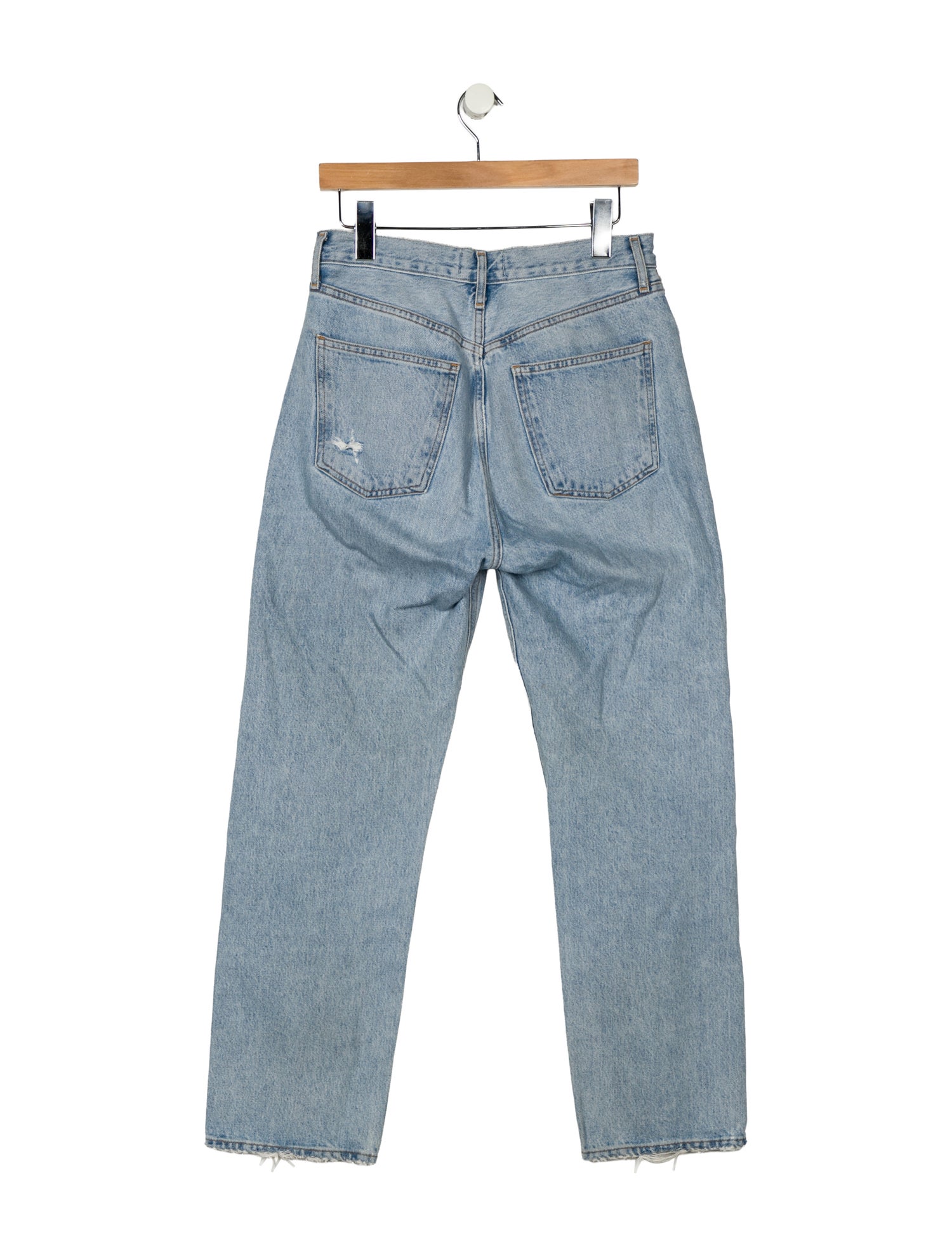 AGOLDE High-Rise Straight Leg Jeans