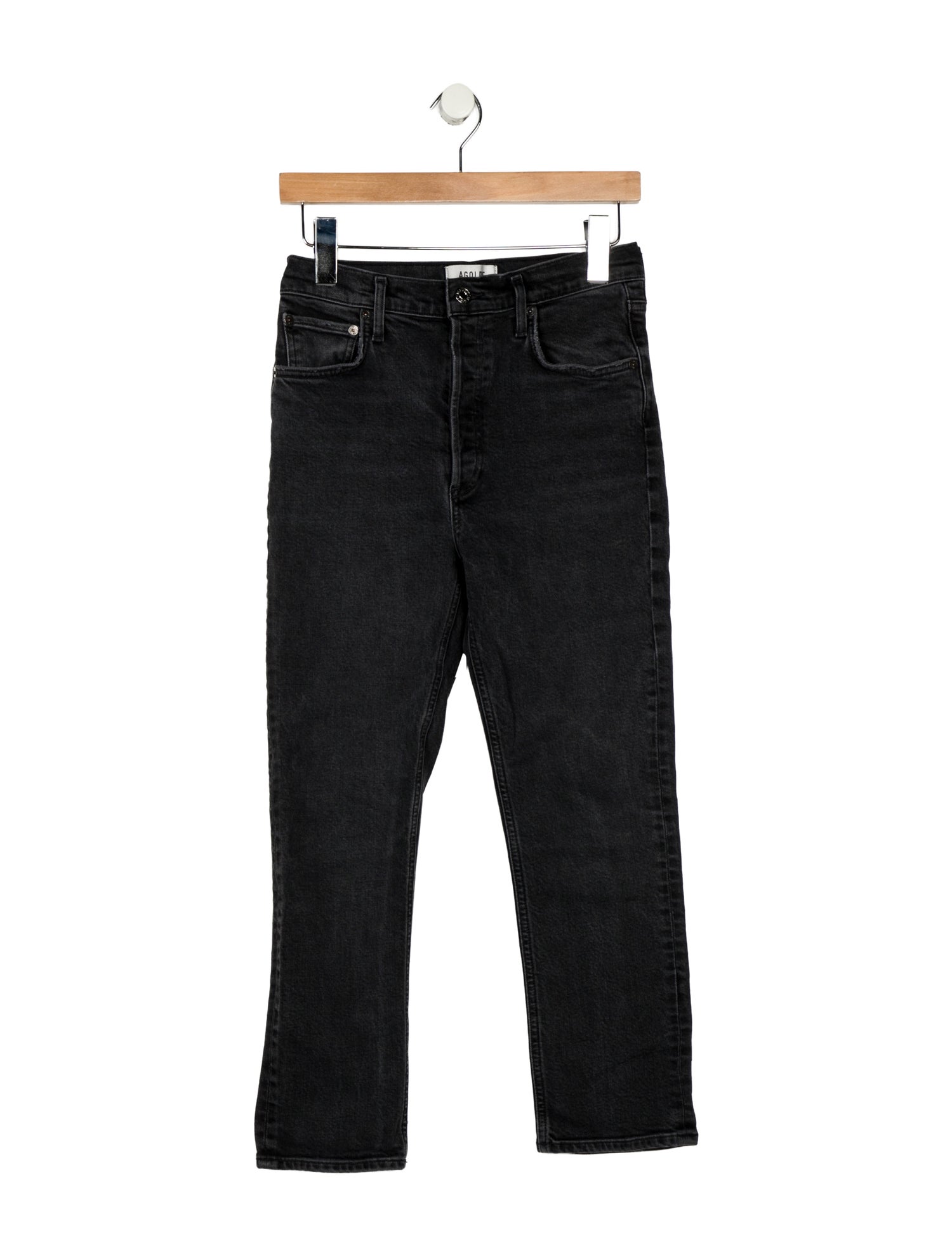 AGOLDE Mid-Rise Straight Leg Jeans