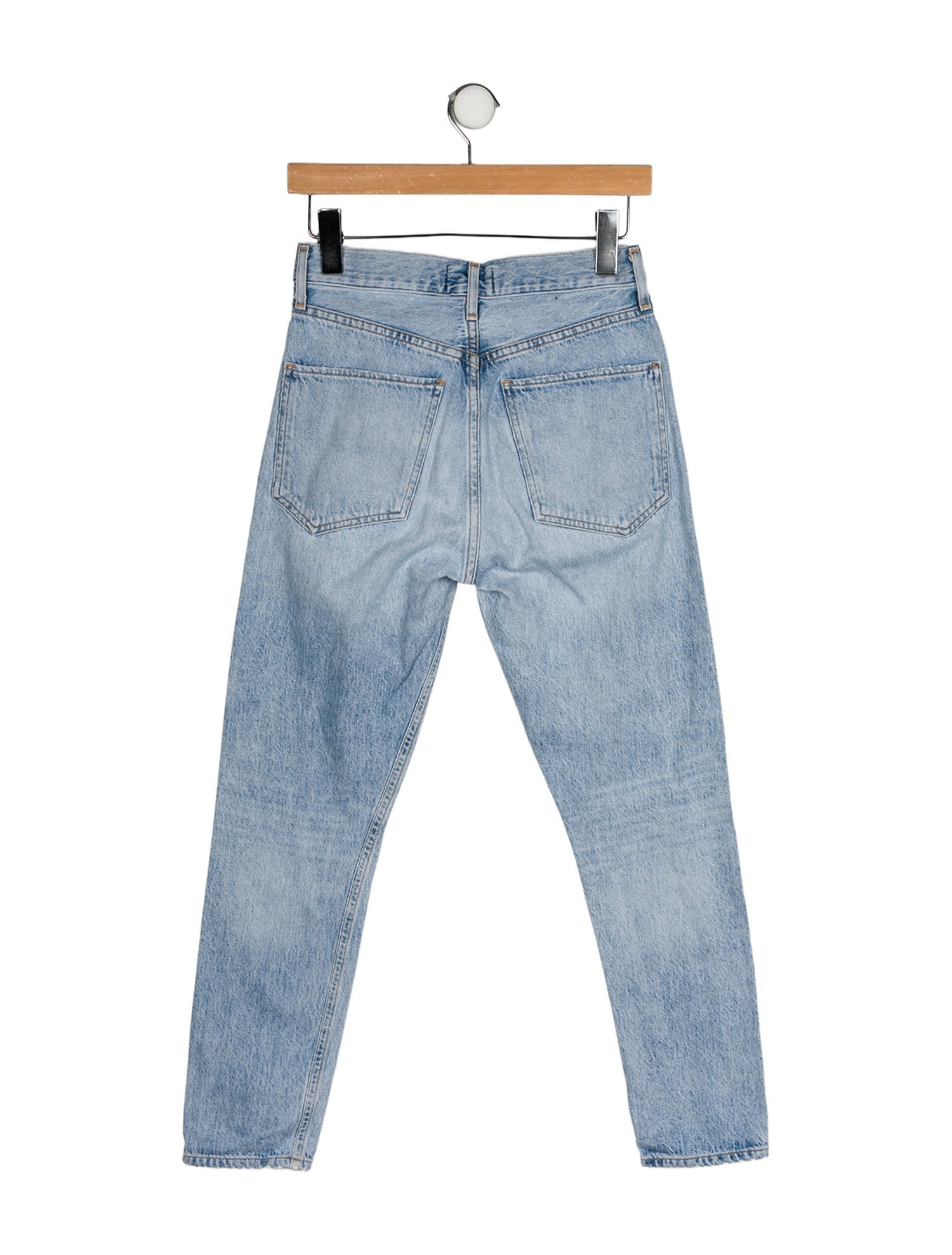 AGOLDE Mid-Rise Skinny Leg Jeans