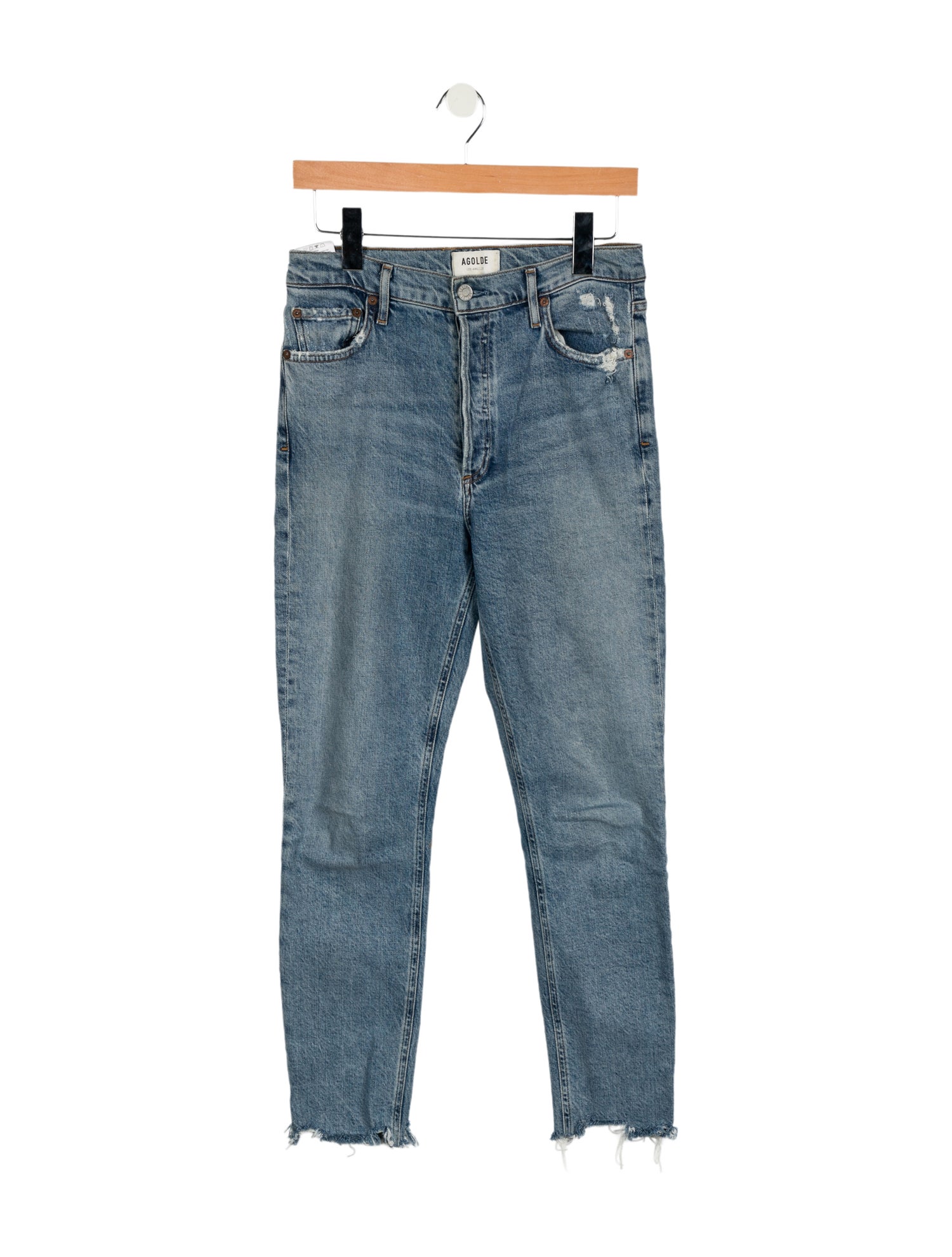 AGOLDE High-Rise Skinny Leg Jeans