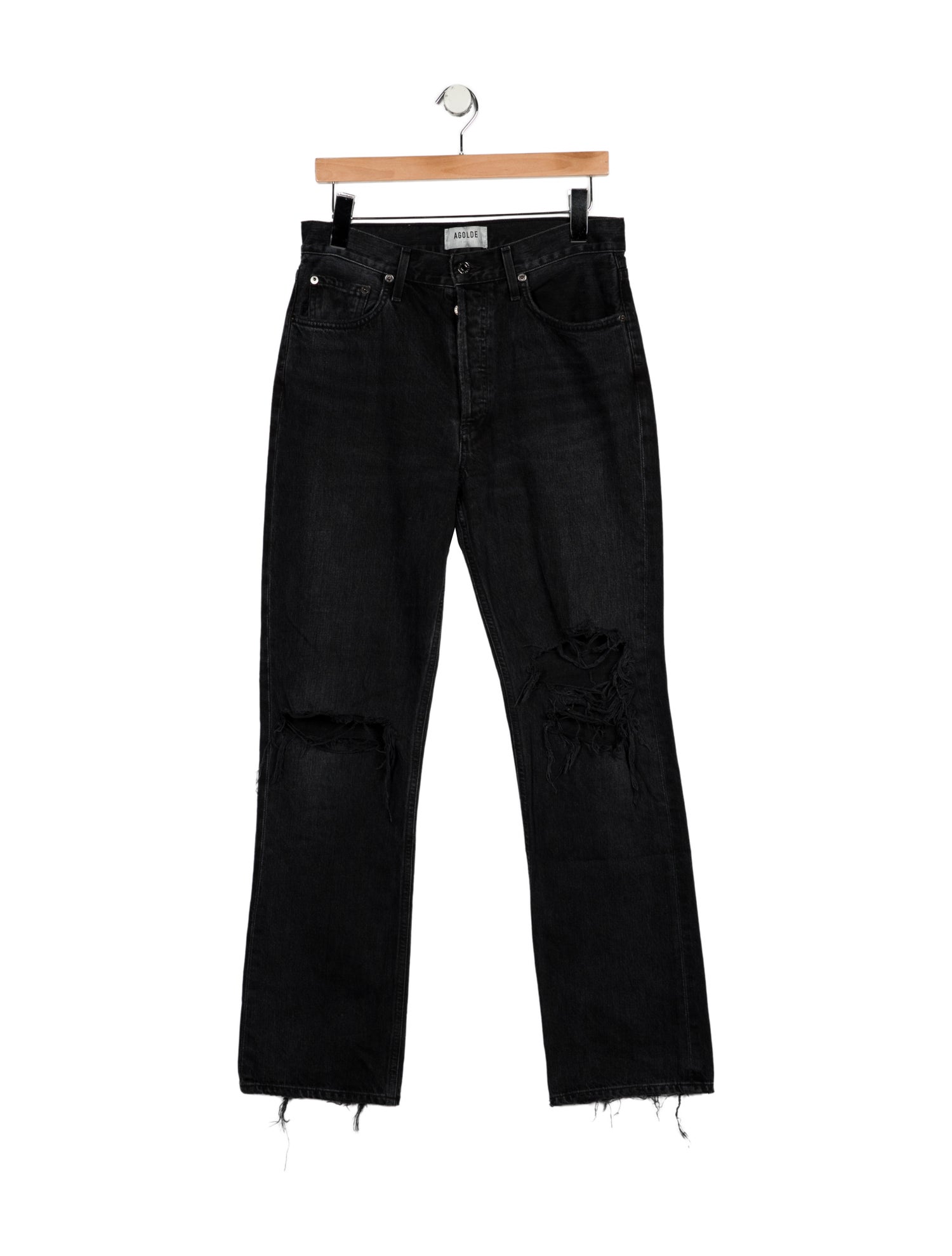 AGOLDE High-Rise Straight Leg Jeans