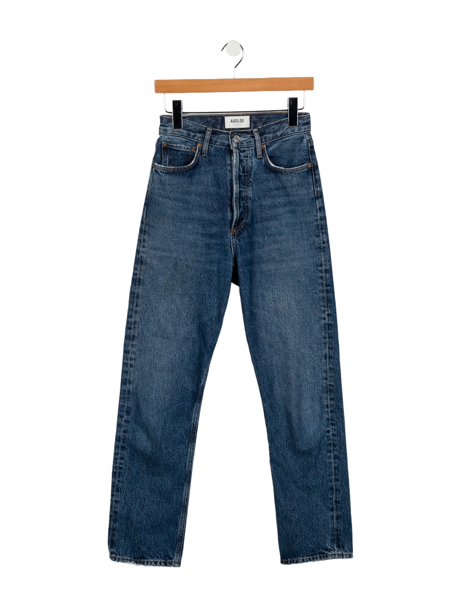 AGOLDE High-Rise Straight Leg Jeans
