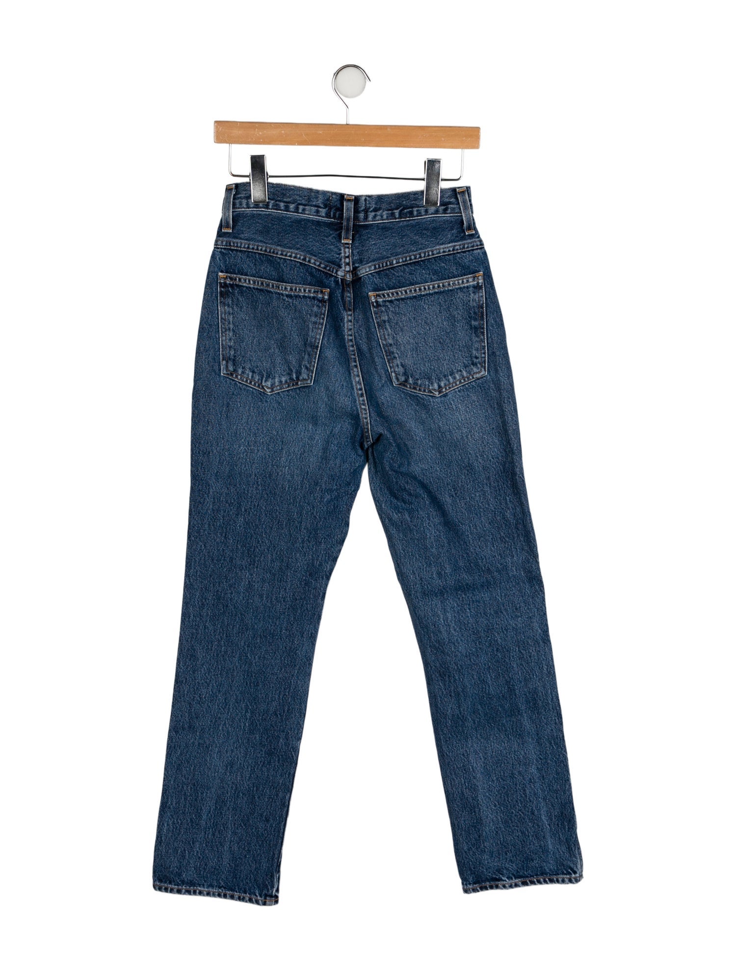 AGOLDE High-Rise Straight Leg Jeans