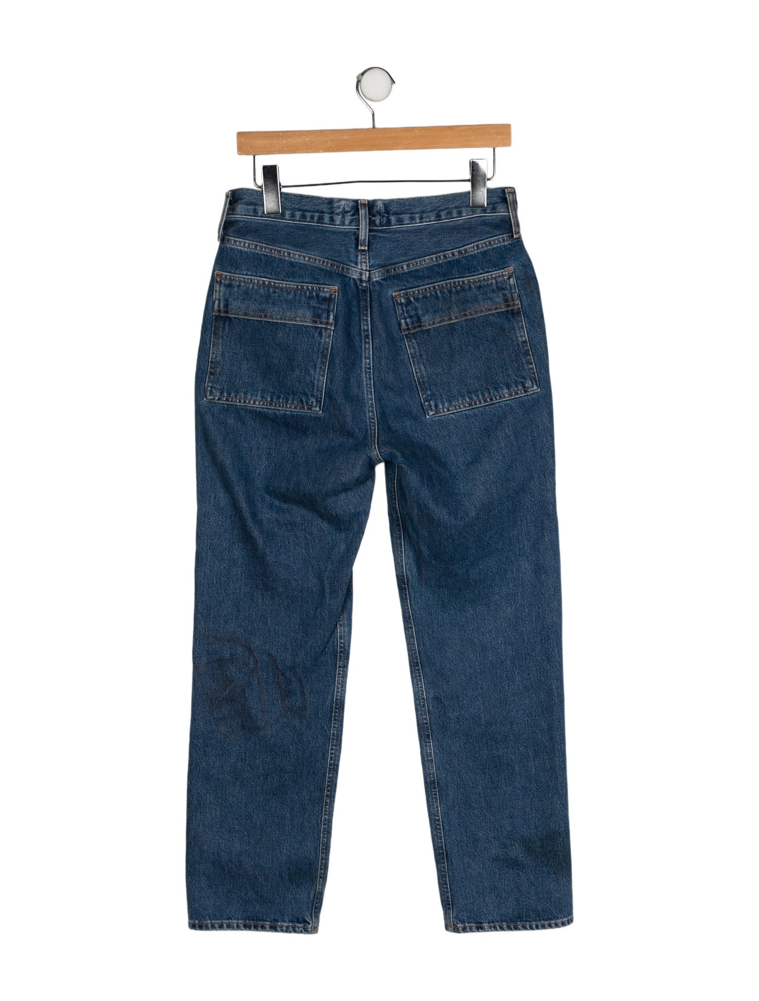 AGOLDE High-Rise Straight Leg Jeans