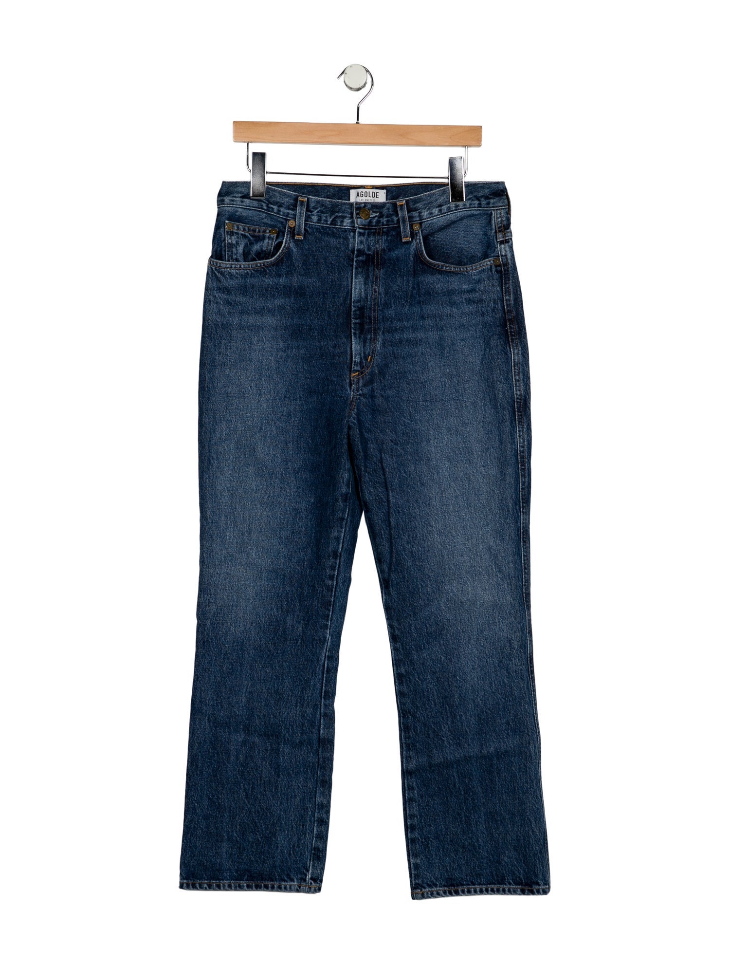 AGOLDE High-Rise Straight Leg Jeans