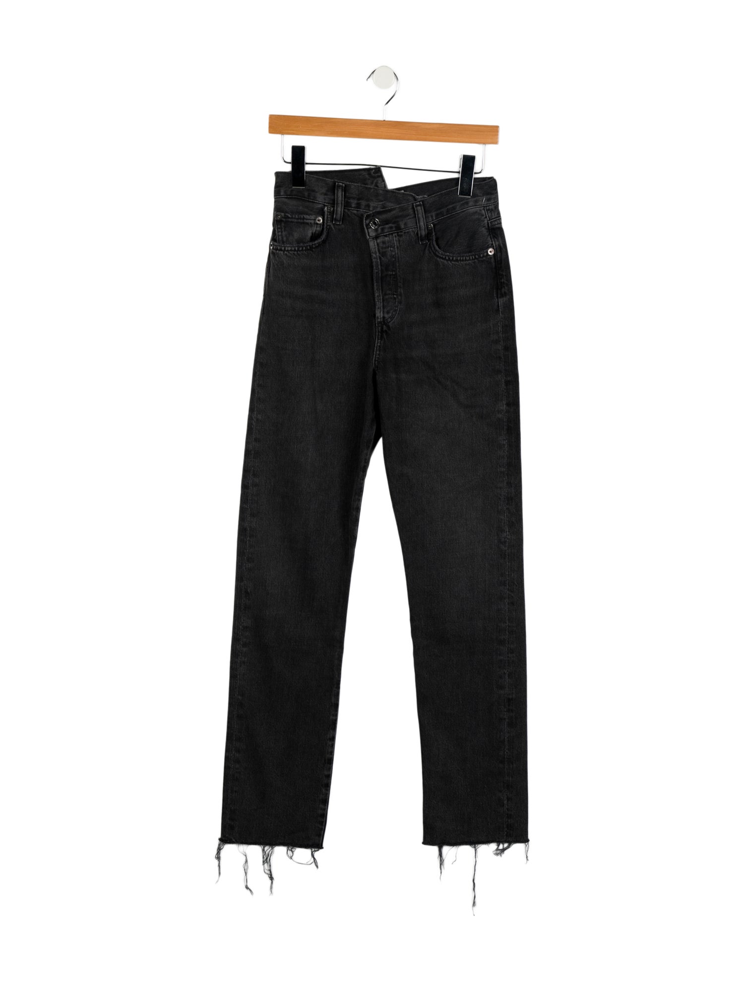AGOLDE Mid-Rise Straight Leg Jeans
