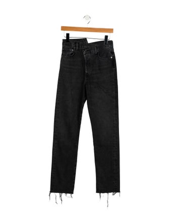 AGOLDE Mid-Rise Straight Leg Jeans