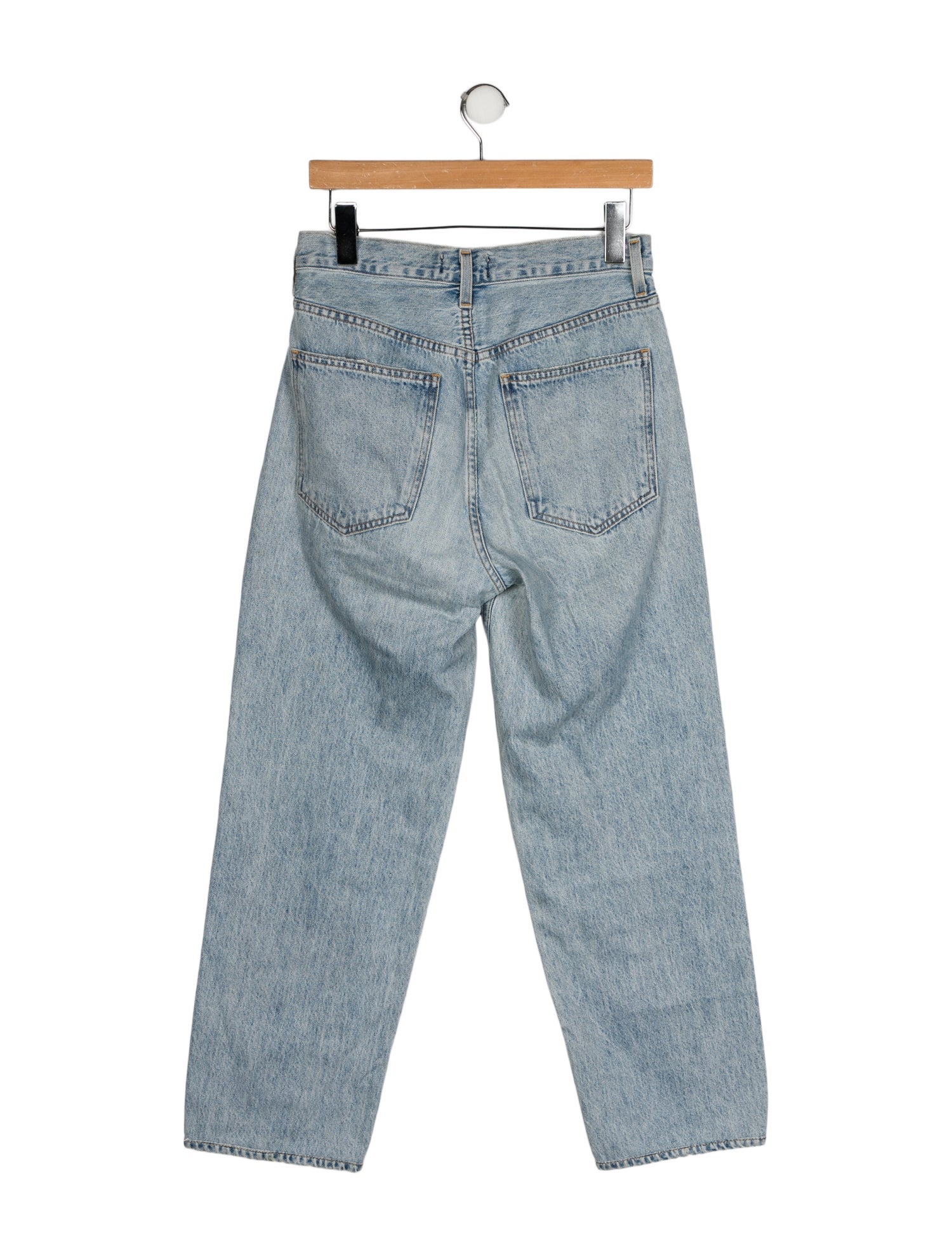 AGOLDE High-Rise Straight Leg Jeans