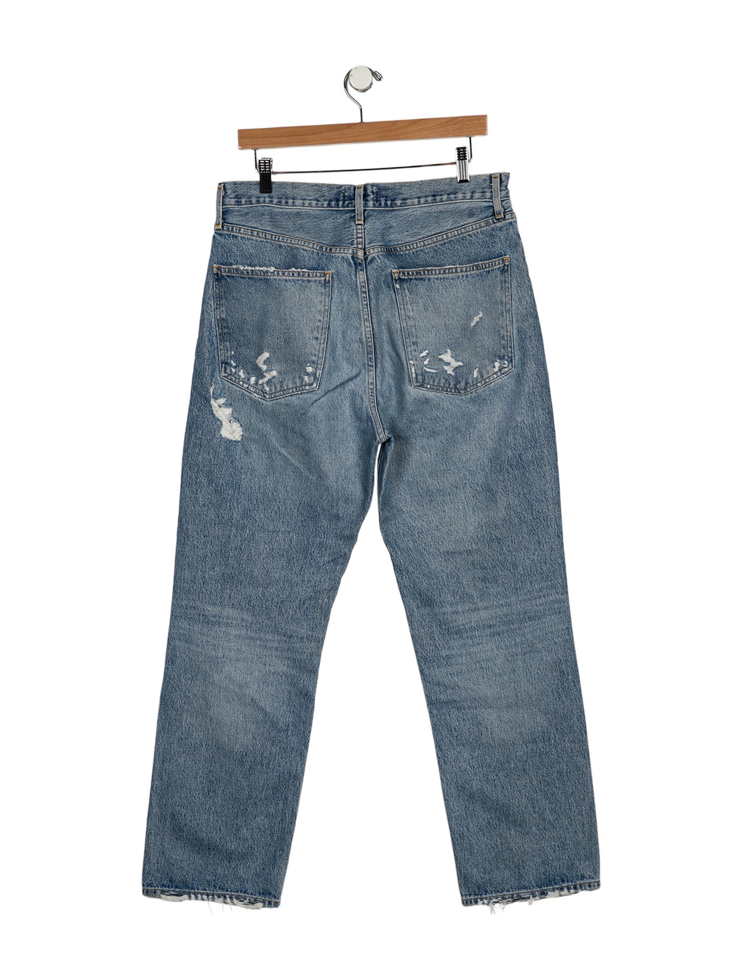 AGOLDE High-Rise Straight Leg Jeans