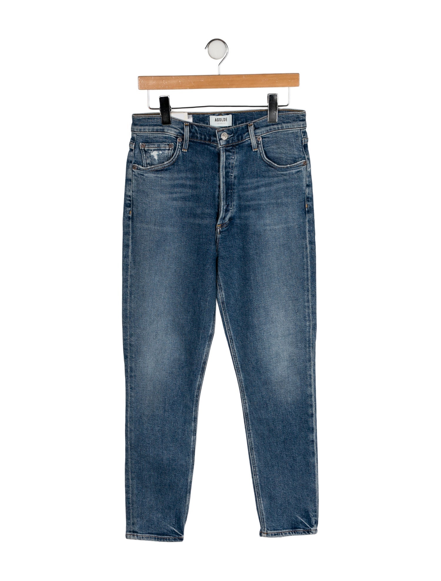 AGOLDE High-Rise Skinny Leg Jeans