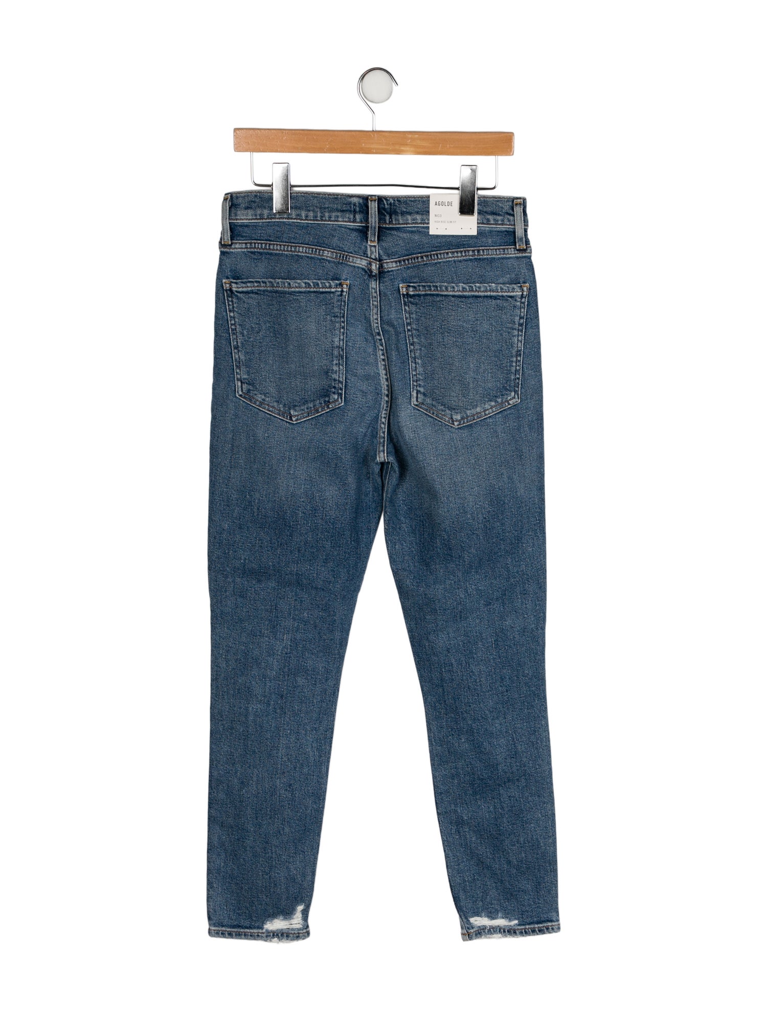 AGOLDE High-Rise Skinny Leg Jeans